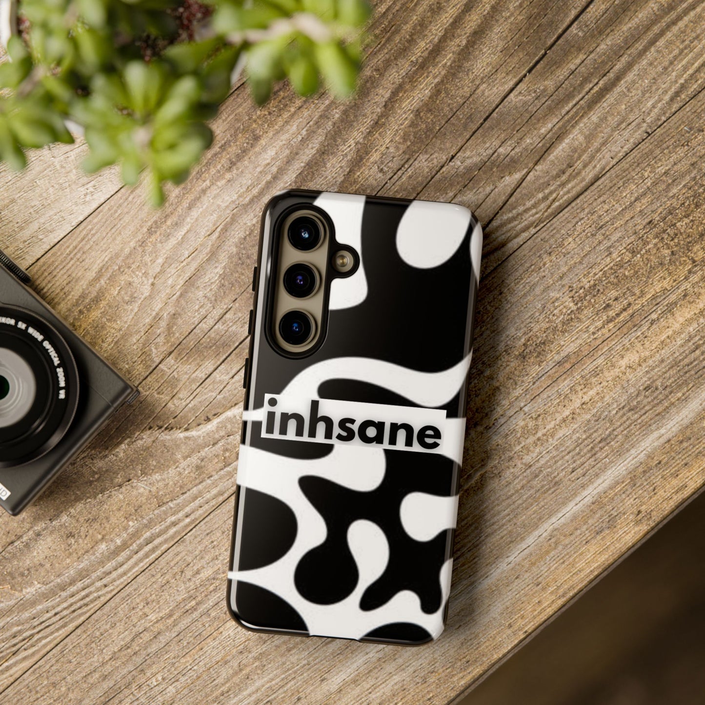 inhsane panda print phone case - pro edition