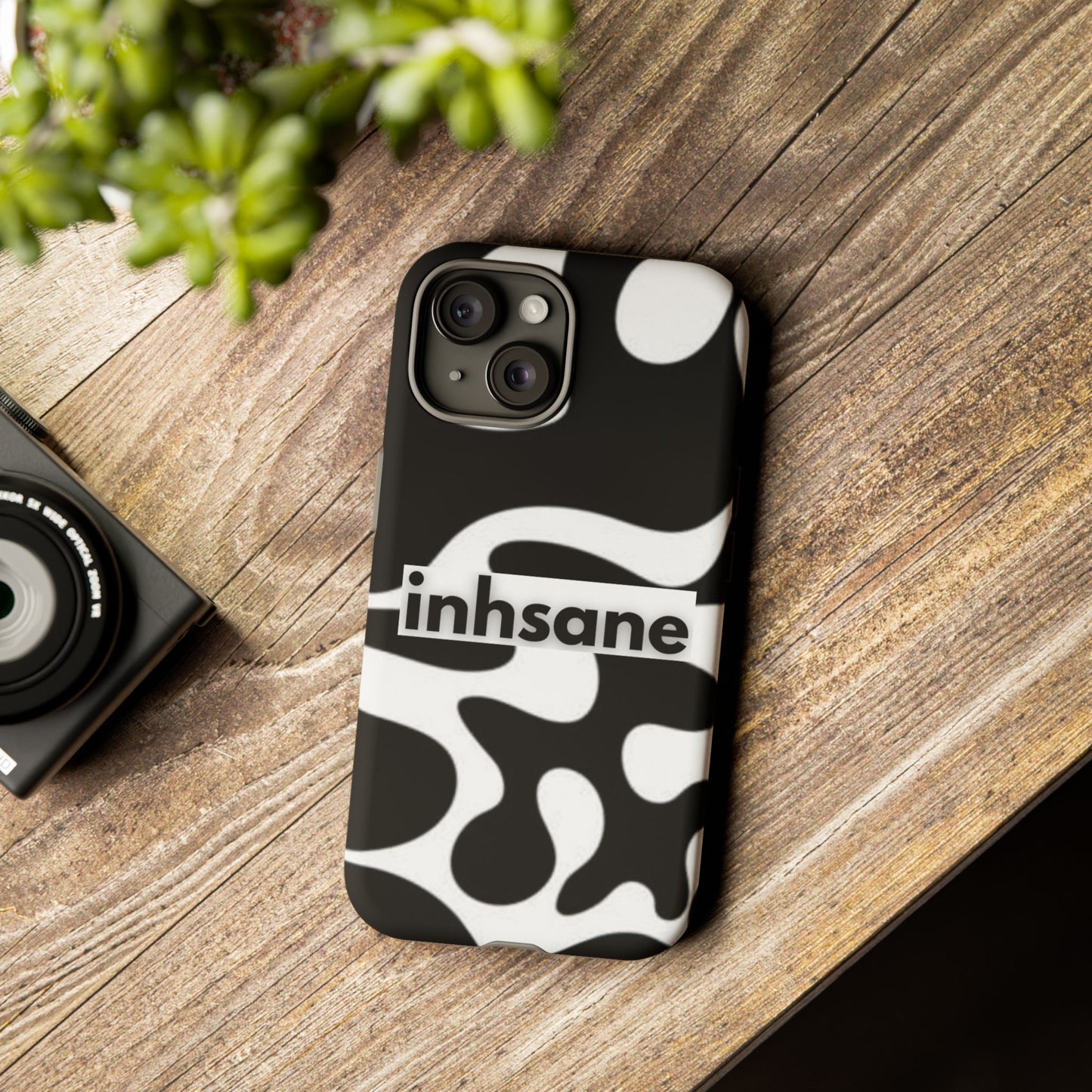 inhsane panda print phone case - pro edition