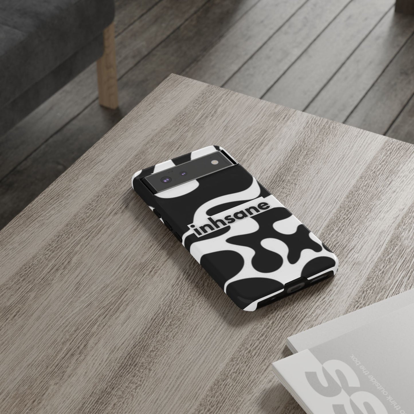 inhsane panda print phone case - pro edition