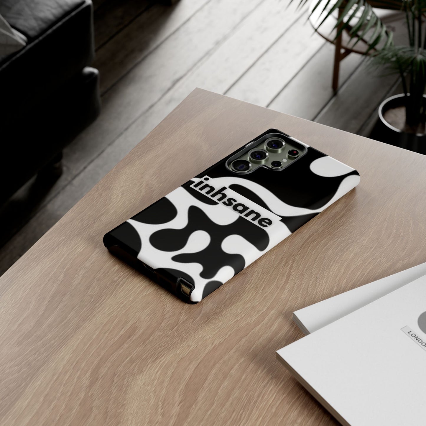 inhsane panda print phone case - pro edition