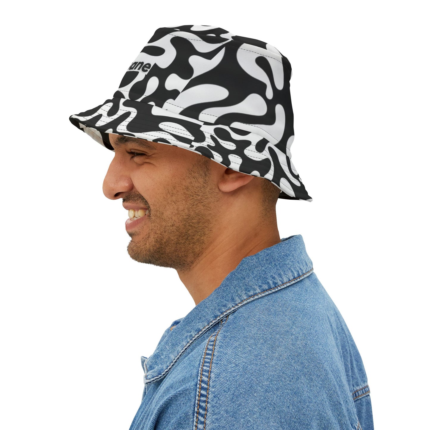 inhsane panda print bucket hat