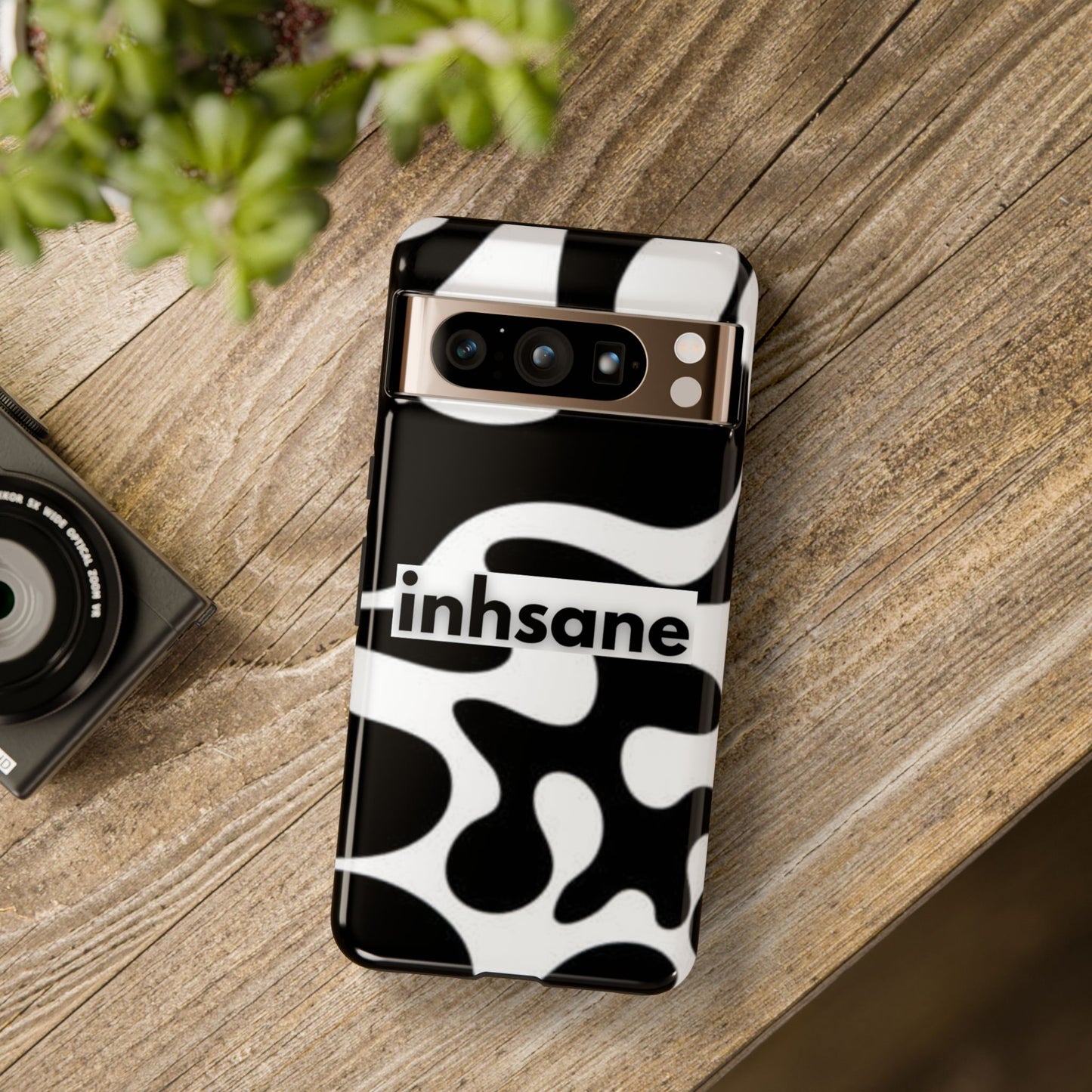 inhsane panda print phone case - pro edition