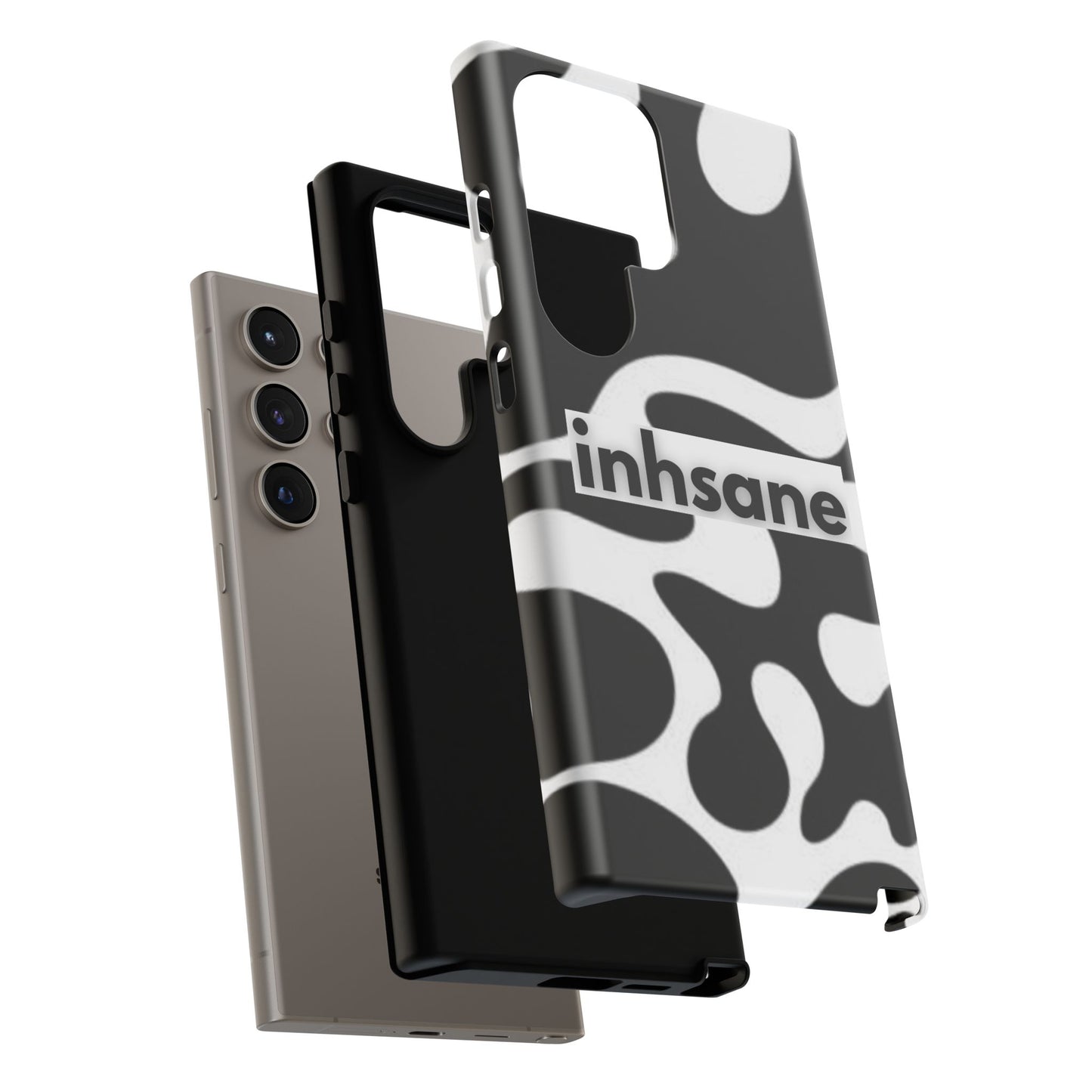 inhsane panda print phone case - pro edition