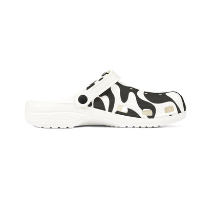 inhsane panda print foam clogs