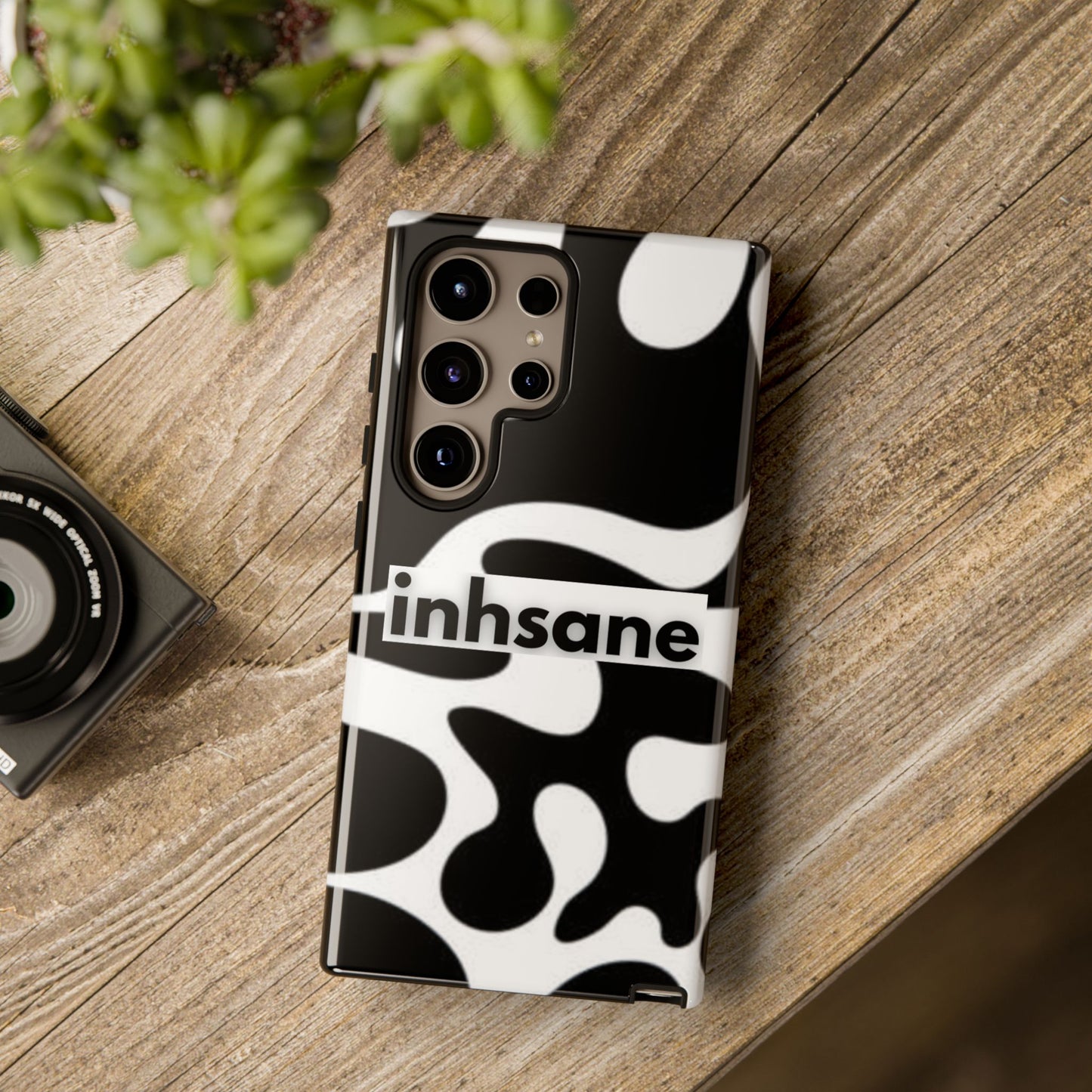 inhsane panda print phone case - pro edition