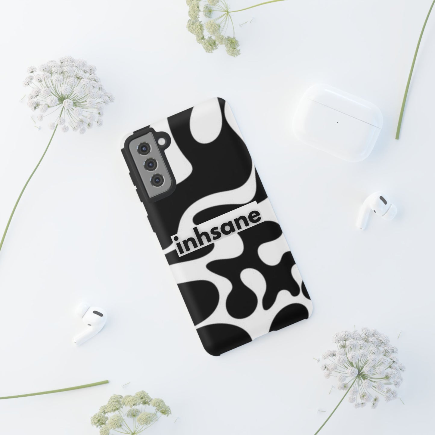 inhsane panda print phone case - pro edition