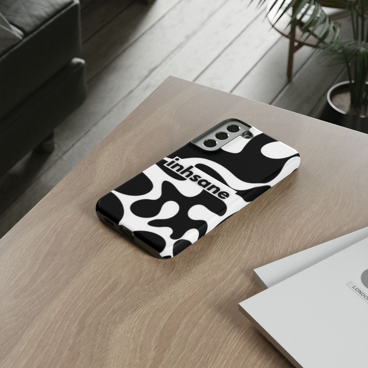 inhsane panda print phone case - pro edition