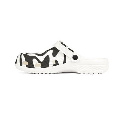 inhsane panda print foam clogs