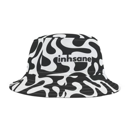 inhsane panda print bucket hat