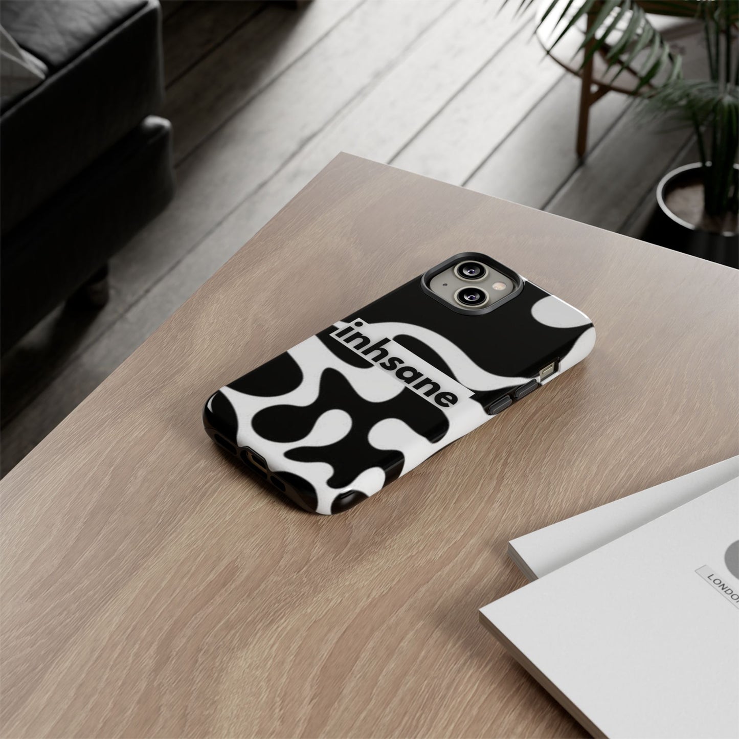 inhsane panda print phone case - pro edition